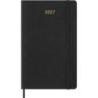 Kalendarz tygodniowy MOLESKINE 2027, 12M, L, 13x21cm, edycja limitowana, syntetyczna skóra węża, box, czarny