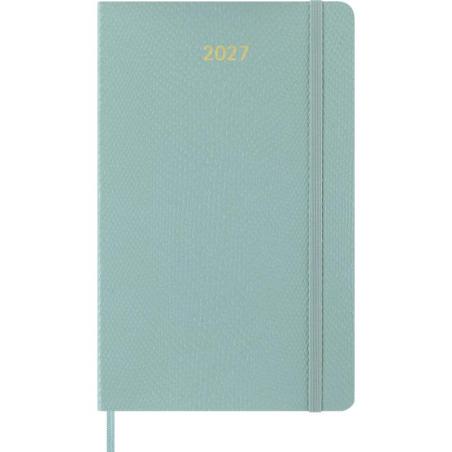 Kalendarz tygodniowy MOLESKINE 2027, 12M, L, 13x21cm, edycja limitowana, syntetyczna skóra węża, box, sage Green