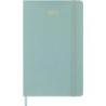 Kalendarz tygodniowy MOLESKINE 2027, 12M, L, 13x21cm, edycja limitowana, syntetyczna skóra węża, box, sage Green