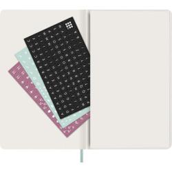 Kalendarz tygodniowy MOLESKINE 2027, 12M, L, 13x21cm, edycja limitowana, syntetyczna skóra węża, box, sage Green