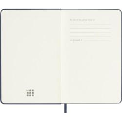Kalendarz tygodniowy MOLESKINE 2027, 12M, P, 9x14cm, twarda oprawa, sapphire blue
