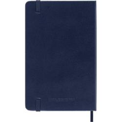 Kalendarz tygodniowy MOLESKINE 2027, 12M, P, 9x14cm, twarda oprawa, sapphire blue
