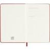 Kalendarz tygodniowy MOLESKINE 2027, 12M, P, 9x14cm, twarda oprawa, scarlet red