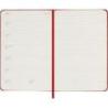 Kalendarz tygodniowy MOLESKINE 2027, 12M, P, 9x14cm, twarda oprawa, scarlet red
