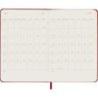 Kalendarz tygodniowy MOLESKINE 2027, 12M, P, 9x14cm, twarda oprawa, scarlet red