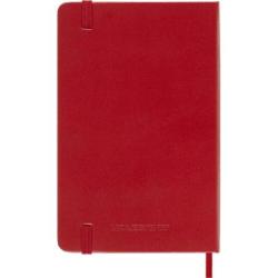 Kalendarz tygodniowy MOLESKINE 2027, 12M, P, 9x14cm, twarda oprawa, scarlet red