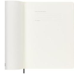 Kalendarz tygodniowy MOLESKINE 2027, 12M, XL, 19x25cm, miękka oprawa, czarny