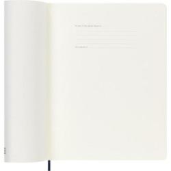 Kalendarz tygodniowy MOLESKINE 2027, 12M, XL, 19x25cm, miękka oprawa, sapphire blue