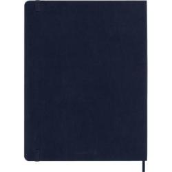 Kalendarz tygodniowy MOLESKINE 2027, 12M, XL, 19x25cm, miękka oprawa, sapphire blue