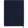 Kalendarz tygodniowy MOLESKINE 2027, 12M, XL, 19x25cm, miękka oprawa, sapphire blue