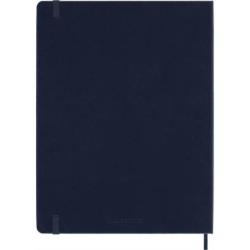 Kalendarz tygodniowy MOLESKINE 2027, 12M, XL, 19x25cm, twarda oprawa, sapphire blue