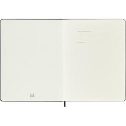 Kalendarz tygodniowy MOLESKINE 2027, 12M, XL, 19x25cm, twarda oprawa, czarny