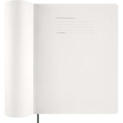 Kalendarz tygodniowy wertykalny Moleskine 2027 XXL 23,5 × 38 cm, 15 miesięcy, miękka oprawa, myrtle green
