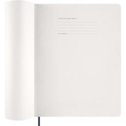 Kalendarz tygodniowy wertykalny MOLESKINE 2027, 13M, XXL, 23,5x28cm, miękka oprawa, sapphire blue
