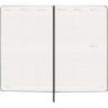 Kalendarz tygodniowy wertykalny MOLESKINE 2027, 12M, L, 13x21cm, twarda oprawa, czarny