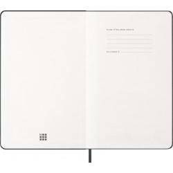 Kalendarz tygodniowy wertykalny MOLESKINE Pro 2027, 12M, L, 13x21cm, twarda oprawa, czarny