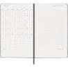 Kalendarz tygodniowy wertykalny MOLESKINE Pro 2027, 12M, L, 13x21cm, twarda oprawa, czarny