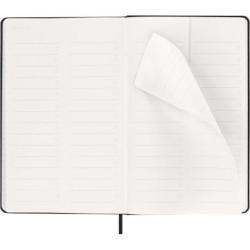 Kalendarz tygodniowy wertykalny MOLESKINE Pro 2027, 12M, L, 13x21cm, twarda oprawa, czarny