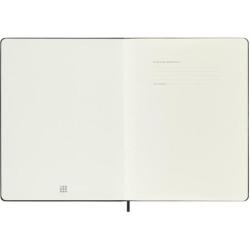 Kalendarz tygodniowy wertykalny MOLESKINE Pro 2027, 12M, XL, 19x25cm, twarda oprawa, czarny