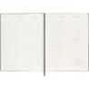Kalendarz tygodniowy wertykalny MOLESKINE Pro 2027, 12M, XL, 19x25cm, twarda oprawa, czarny