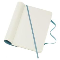 Notes MOLESKINE, P, 9x14cm, gładki, miękka oprawa, Reef Blue, 192 strony