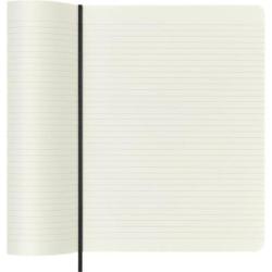 Notes MOLESKINE Pro, edycja limitowana Boa Synthetic, XL, w linie, czarny, box