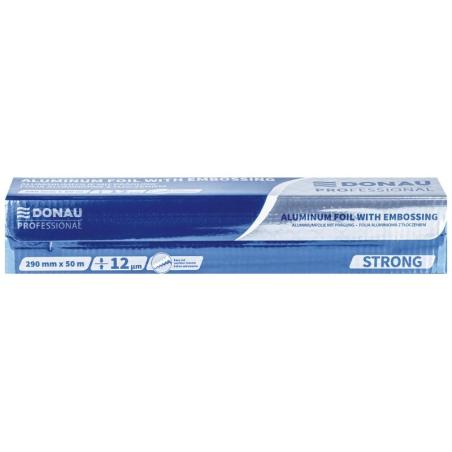 Folia aluminiowa z tłoczeniem DONAU PROFESSIONAL, 290mm×50m, gr.12