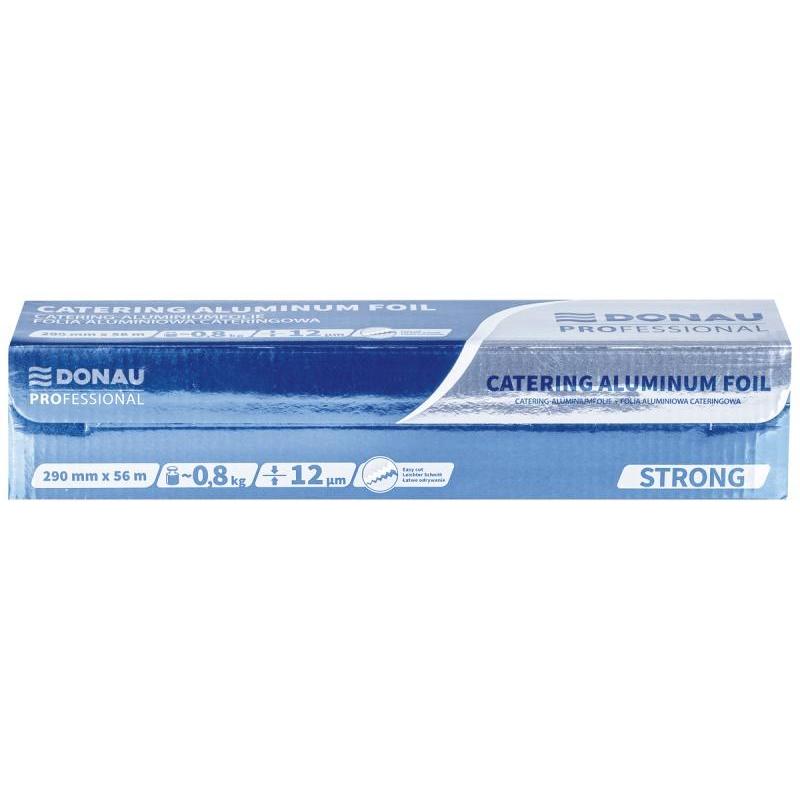 Folia aluminiowa cateringowa DONAU PROFESSIONAL, 0,8kg, 290mm×56m, gr.12