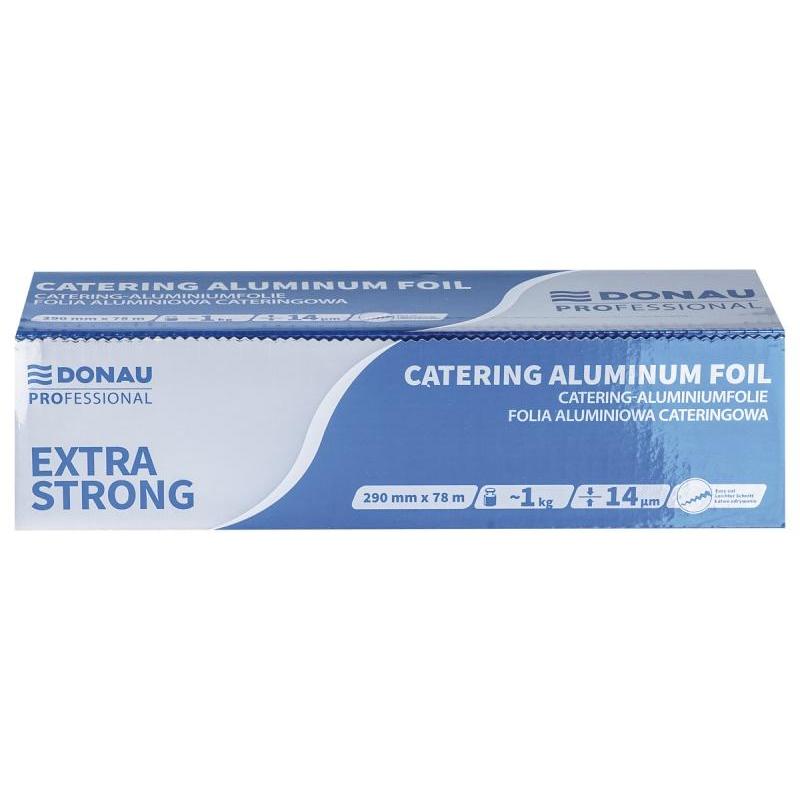 Folia aluminiowa cateringowa DONAU PROFESSIONAL, 1kg, 290mm×78m, gr.14