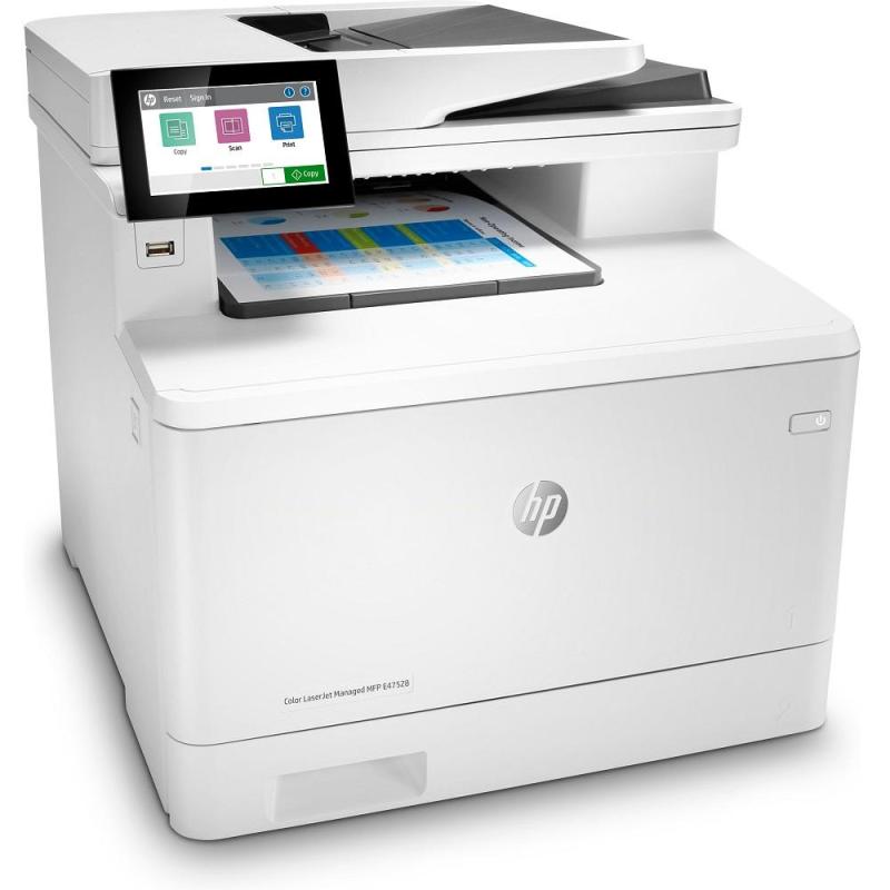 HP Color LaserJet Managed MFP E47528f 3QA75A - 1