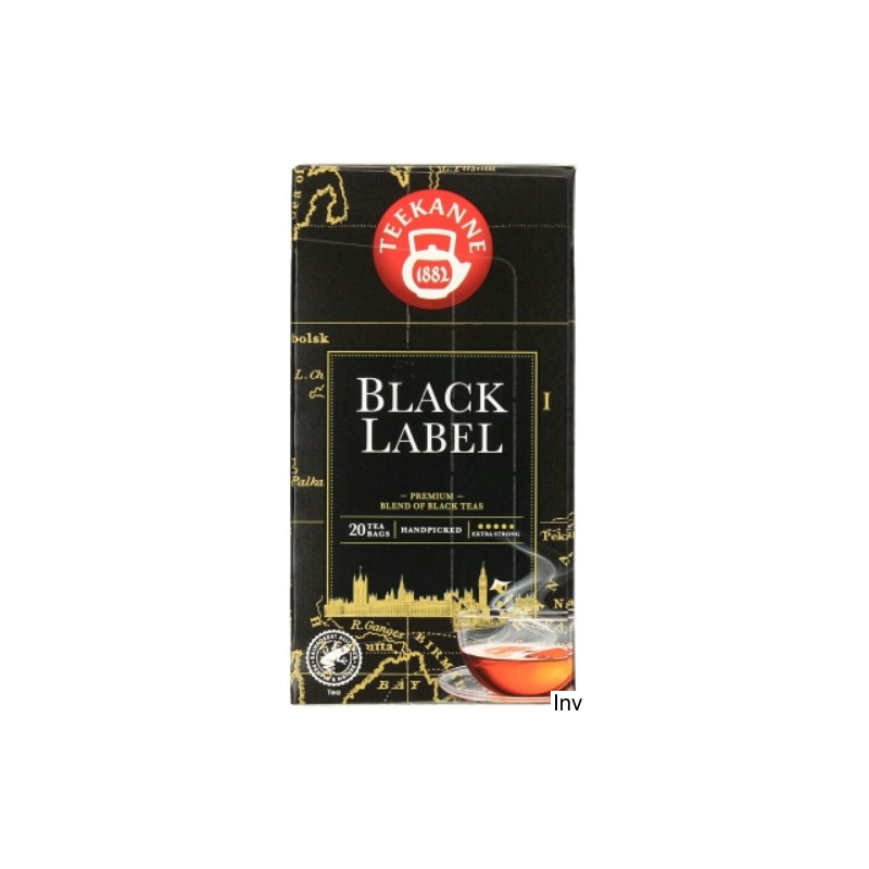 Herbata TEEKANNE Black Label 20 kopert czarna