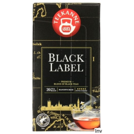 Herbata TEEKANNE Black Label 20 kopert czarna