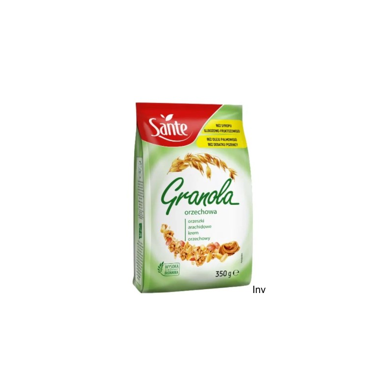Granola orzeszki arachidowe krem orzechowy SANTE 350g