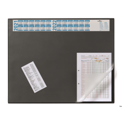 Podkład na biurko z kalendarzem 520x650 mm Czarny Durable