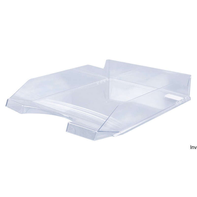 Szufladka na biurko A4 Office Products, transparentna, polistyren/PP, 255x60x348 mm