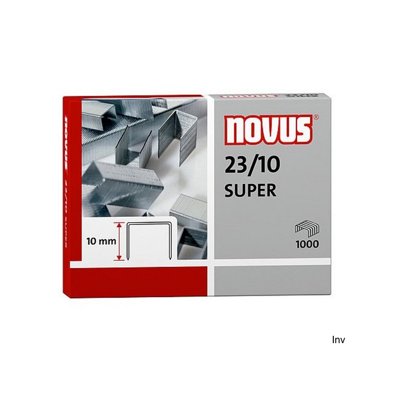 Zszywki Novus 23/10 SUPER 1000 sztuk