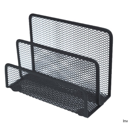 Stojak na koperty Dotts siatka czarny 120x125x125 mm