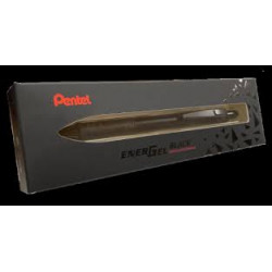 Pióro kulkowe Energel czarne + wkład oliwkowa czerń w etui BL77A+LR7-WA2KAPL PENTEL - 1