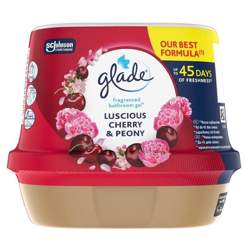 Odświeżacz powietrza GLADE Wiśnia & Peonia, żel, 180g