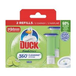 Krążki żelowe do toalet DUCK Fresh Discs Lime, wkład uzupełniający, 12szt.
