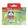 Krążki żelowe do toalet DUCK Fresh Discs Lime, wkład uzupełniający, 12szt.