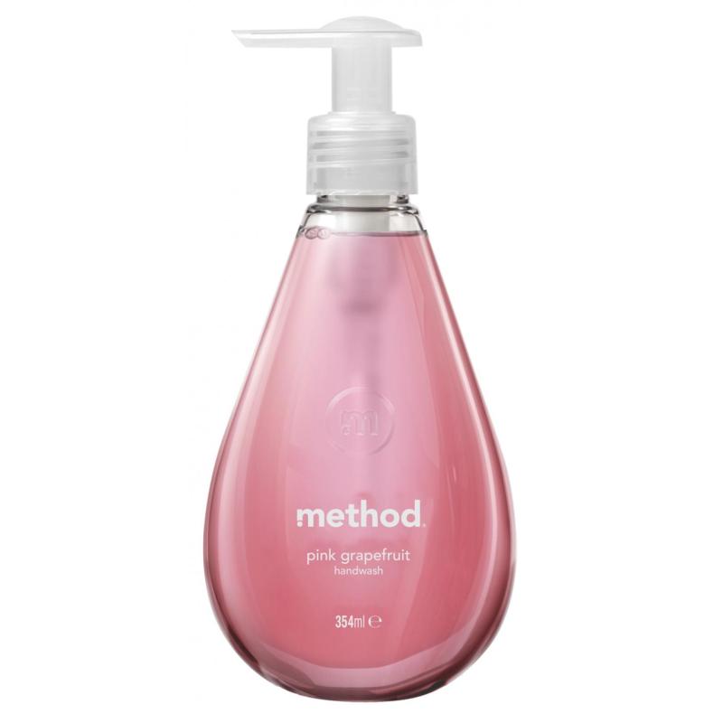 Płyn do mycia rąk METHOD Pink Grapefruit, butelka z pompką, 354ml, różowy