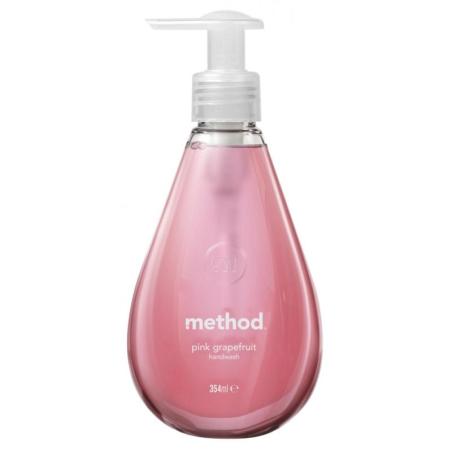 Płyn do mycia rąk METHOD Pink Grapefruit, butelka z pompką, 354ml, różowy