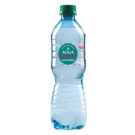 PAKIET Woda mineralna Aqua Polonia, lekki gaz, 0,5l