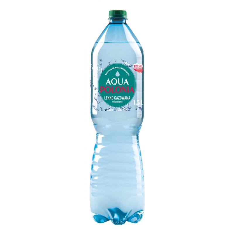 PAKIET Woda mineralna Aqua Polonia, lekki gaz, 1,5l