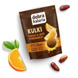 Kulki DOBRA KALORIA, kakao i nuta pomarańczy, 65g