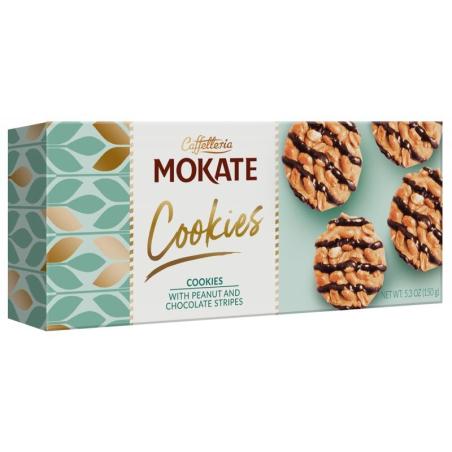 PAKIET Ciastka MOKATE, z orzechami i czekoladą, 150g