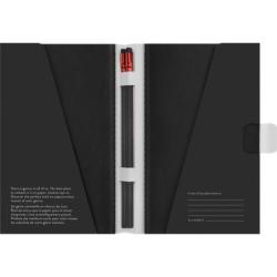 Zestaw Blackwing x MOLESKINE: 2 ołówki miękkie + 2 zeszyty Cahier w linie