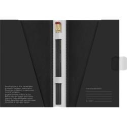 Zestaw Blackwing x MOLESKINE: 2 ołówki twarde + 2 zeszyty Cahier w linie
