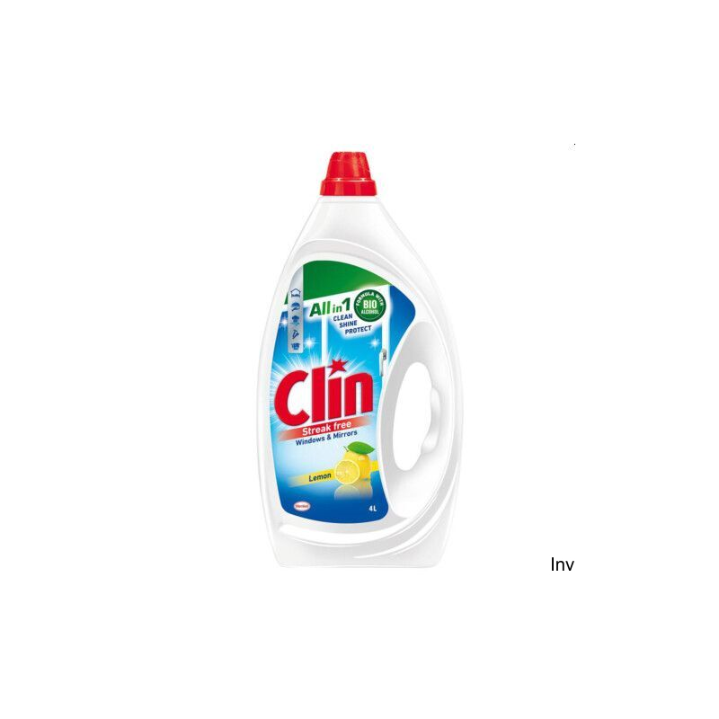 CLIN Płyn do mycia szyb 4l Windows & Mirrors Lemon